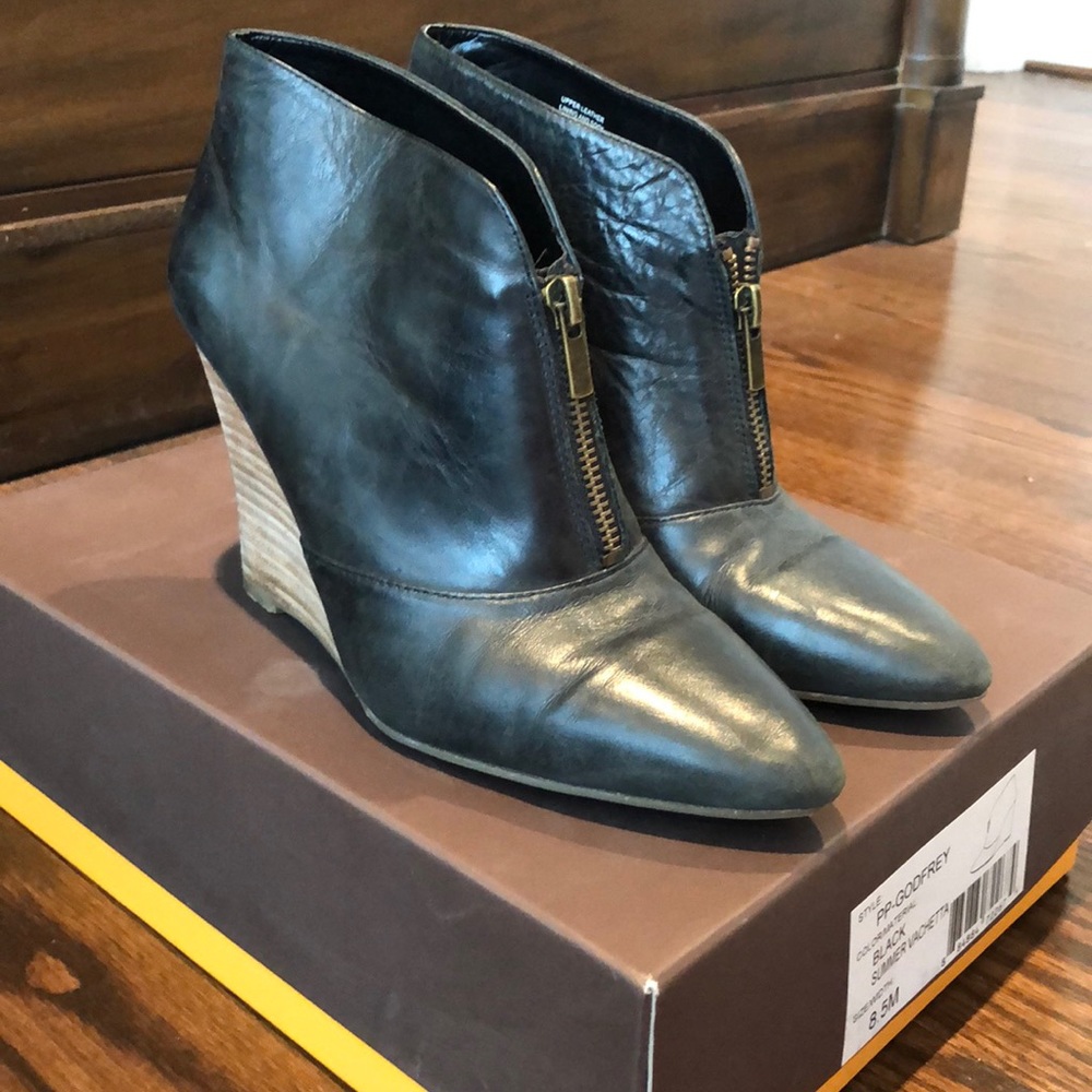 Wedge booties